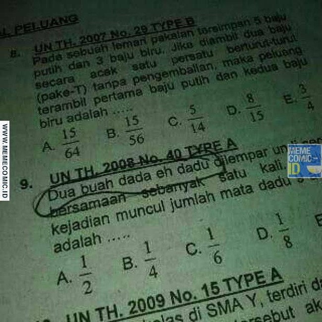 Sudah tahu salah tulis tapi tetap dimasukkan dan ditambahkan kata eh. Bikin gagal paham. Foto: Facebook/Meme Comic Indonesia