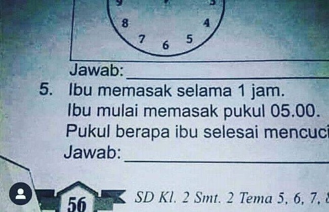 Apakah para muridnya diajarkan untuk menjadi cenayang? Mana ada yang tahu jika sebelumnya hanya diberi keterangan memasak, bukan mencuci. Foto: Instagram/@sejiwatinja