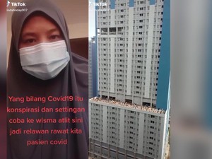 Viral Curhat Pasien COVID-19 di Wisma Atlet, Setiap Jam Dengar Suara Ambulans