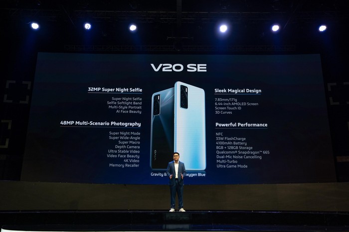 Vivo V20 SE menjadi varian V series pertama dari Vivo yang memiliki fitur near field communication (NFC) yang semakin mempermudah keseharian pengguna.