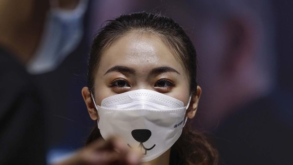 Yang Cantik dan Bermasker di Beijing Auto Show 2020