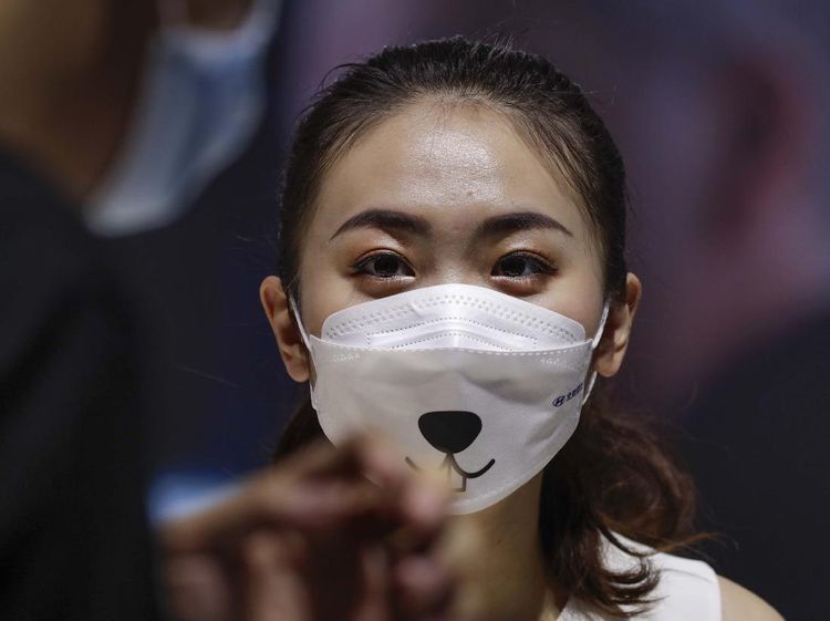 Yang Cantik dan Bermasker di Beijing Auto Show 2020
