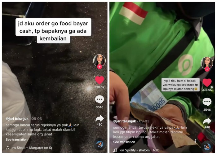 Cerita Netizen Diberi Jaminan HP oleh Ojol Gegara Uang Kembalian