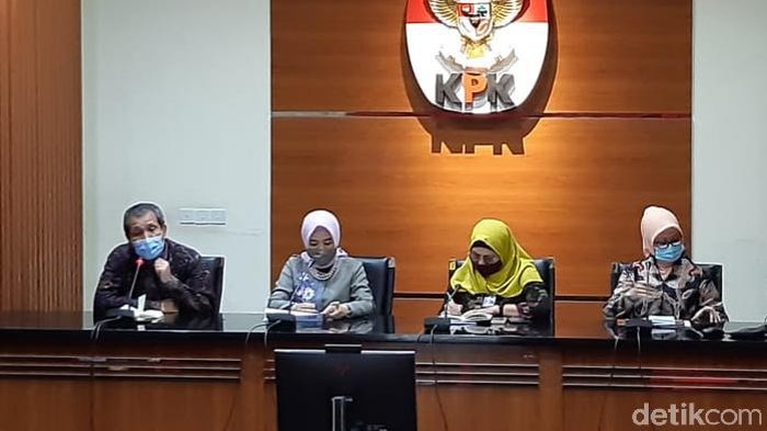 Direktur Utama PT Pertamina, Nicke Widyawati, menemui pimpinan KPK (Farih Maulana Sidik).