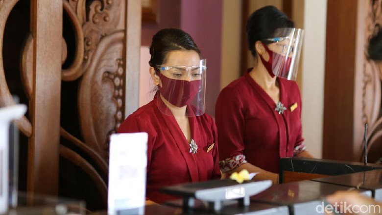 Hotel-hotel di Bali menerapkan protokol kesehatan Hotel-hotel di Bali menerapkan protokol kesehatan