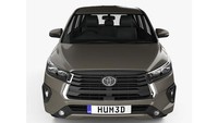 Terkaan Toyota Kijang Innova Facelift terbaru beredar di media sosial. Foto-foto itu diambil dari laman Hom3d, sebuah website visualisasi gambar tiga dimensi. Foto: Hum3D