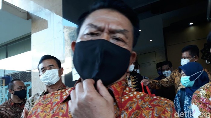 Kepala KSP Moeldoko saat kunjungannya di Yogyakarta, Jumat (2/10/2020)