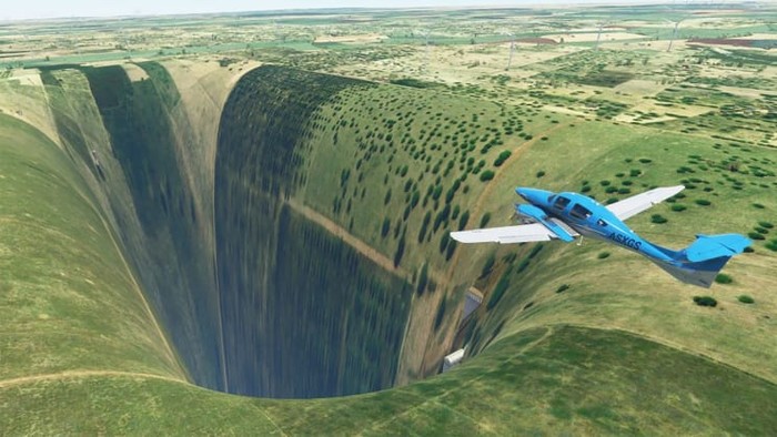 Lubang di Microsoft Flight Simulator