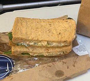 Penumpang First Class British Airway dapat Sandwich Murahan