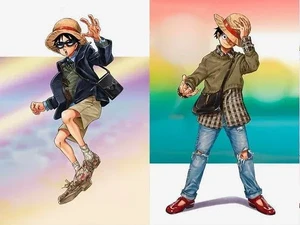 Keren! Eiichiro Oda Gambar Luffy dan Zoro Lebih Fashionable