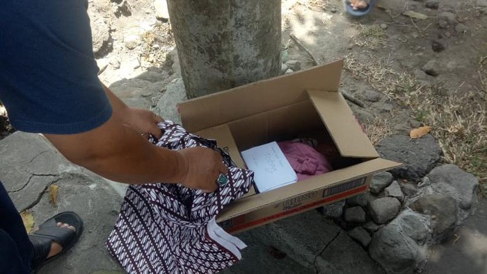 Penemuan bayi laki-laki di Kapanewon Ngaglik, Sleman, Jumat (2/10/2020).