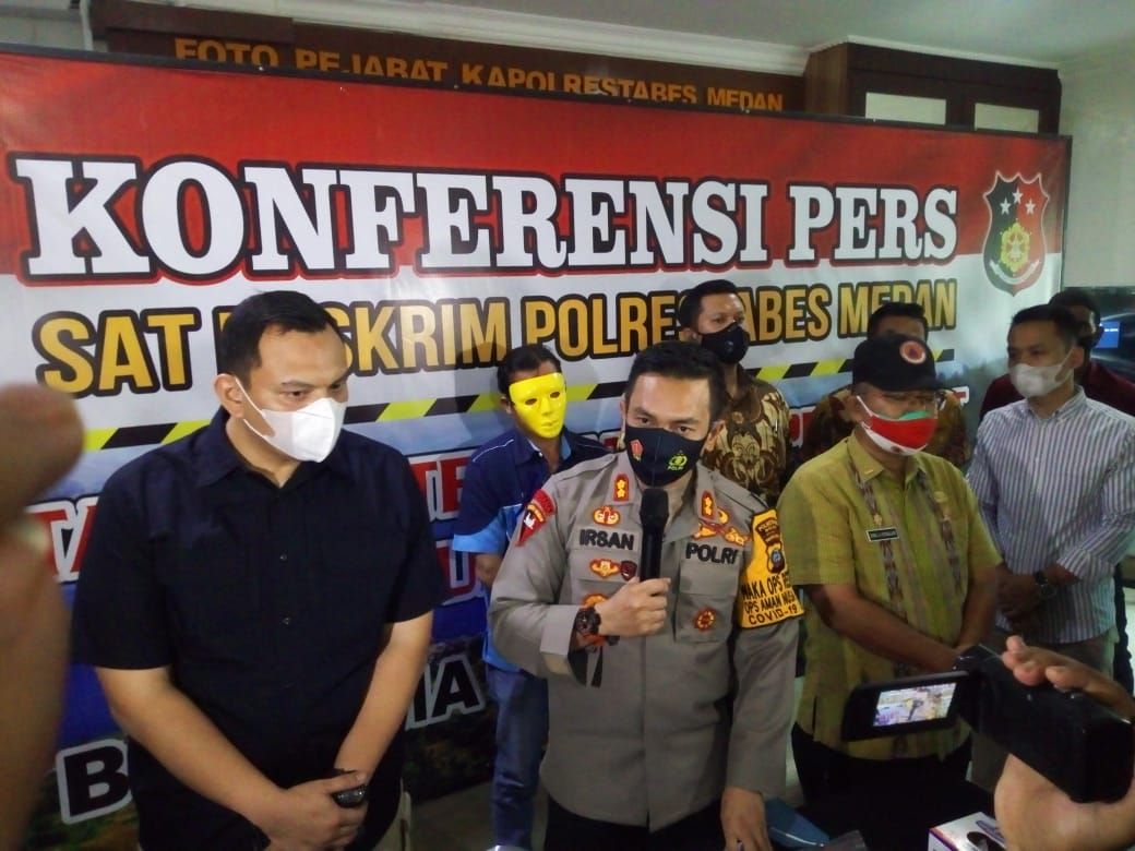 Polisi tetapkan 1 tersangka terkait viral party di kolam renang Sumut (Datuk Haris-detikcom)