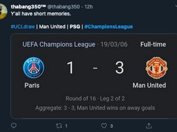 Meme menohok buat PSG. Belum lupa kan? (Foto: internet/Twitter)