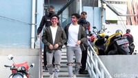 Rizki DA dan Ridho DA saat ditemui di gedung Trans TV, Kapten Tendean, Jakarta Selatan pada Kamis (1/10). Pool/Noel/detikFoto.