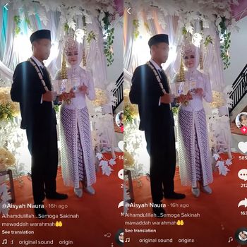 Pengantin yang dirias okeh Aisyah Naura