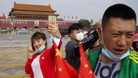 Salah satu kawasan yang menjadi pilihan warga untuk berwisata adalah Temple of Heaven di Beijing. AP Photo/Ng Han Guan  