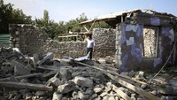 Daerah strategis itu diakui secara internasional sebagai bagian dari Azerbaijan, tapi penduduknya kebanyakan etnis Armenia sejak perang 1988-1994 antara dua negara republik pecahan Soviet tersebut. AP Photo/Aziz Karimov  