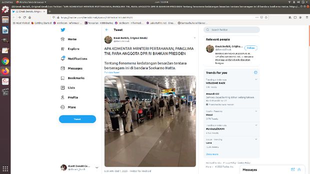 Viral Isu Liar 'Tentara Berseragam Tiba di Soetta', Ini Analisis Polisi