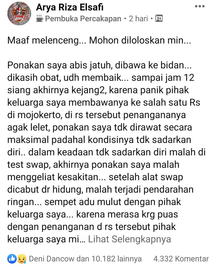 viral santri meninggal