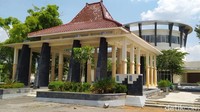 Suasana kompleks Api Abadi Mrapen tampak sepi.