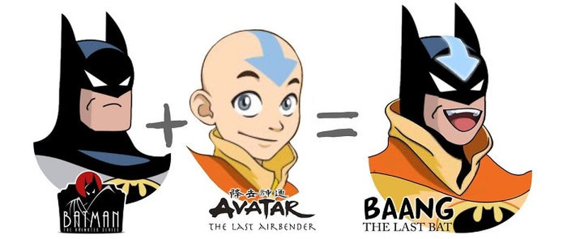 Karakter kartun hybrid