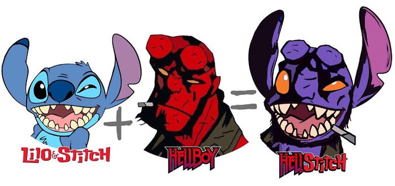 Karakter kartun hybrid