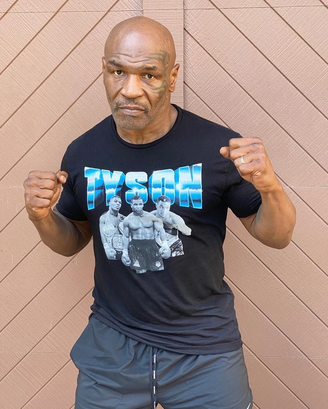 Urutan kedua ditempati petinju Mike Tyson dengan perolehan 8,8 juta pencarian di Google. Foto: Instagram @miketyson