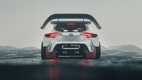 Paling mencolok dari hasil gambar render ini adalah bagian sayap unik di belakang yang sangat besar. Dengan sayap sebesar ini mobil balap akan mendapatkan downforce yang sangat besar. Foto: Facebook: Khyzyl Saleem