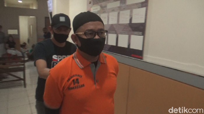 Residivis yang menjual sabu di Sulsel ditangkap Tim Ubur-ubur Polrestabes Makassar (Reinhard Soplantila/detikcom)