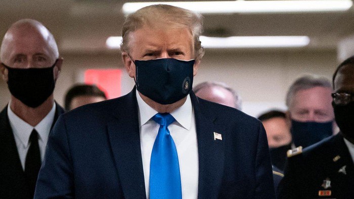 Trump: Jika Covid-19 membuat presiden AS sakit parah, apa yang akan terjadi selanjutnya?
