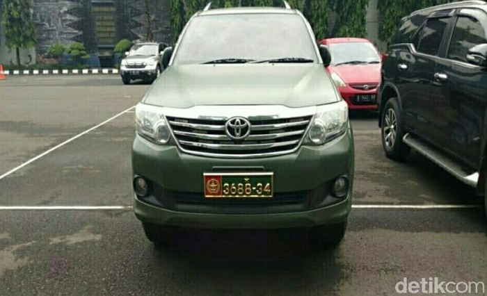 Viral mobil dinas TNI diduga dipakai sipil disita Puspomad (dok. Puspomad)