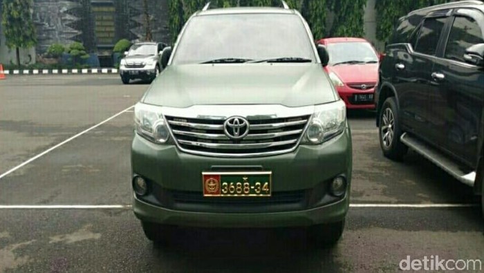 Viral mobil dinas TNI diduga dipakai sipil disita Puspomad (dok. Puspomad)