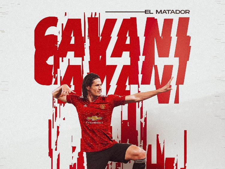 Menjelang penutupan bursa transfer musim panas, Edison Cavani dikabarkan ke Man United. Netizen pun meramaikan dengan mengedit Cavani berseragam Setan Merah.