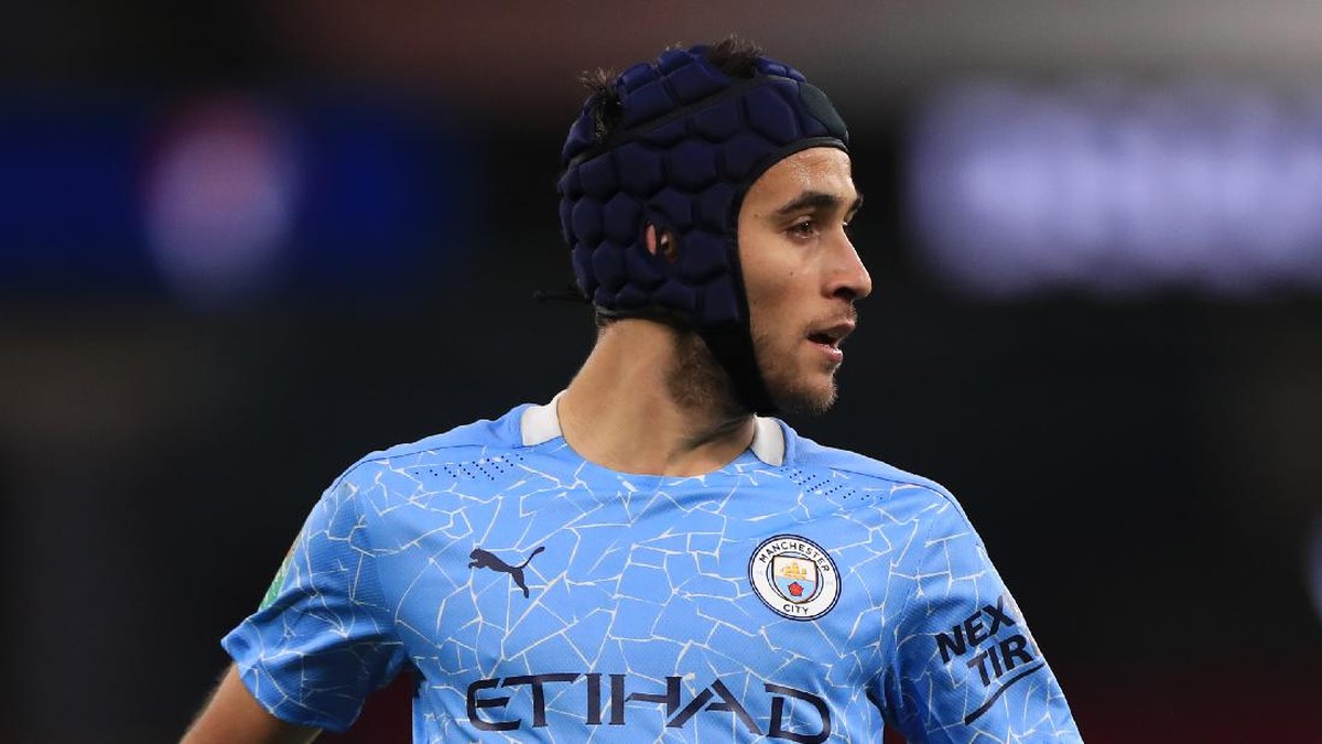 Bek Manchester City Eric Garcia. (Foto: Mike Egerton - Pool/Getty Images)