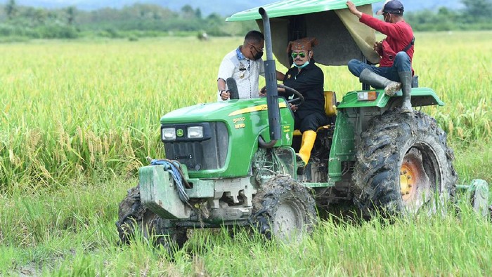 Mentan Syahrul Yasin Limpo cek potensi pertanian di Pulau Buru, Minggu (4/10/2020).
