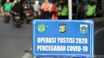 Polisi Bersenjata Laras Panjang Siaga di Operasi Yustisi