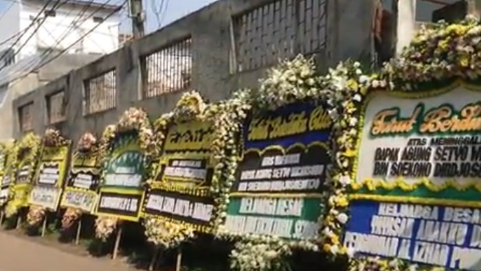 Rumah Duka Ayah Nino RAN di kawasan Bangka, Jakarta Selatan