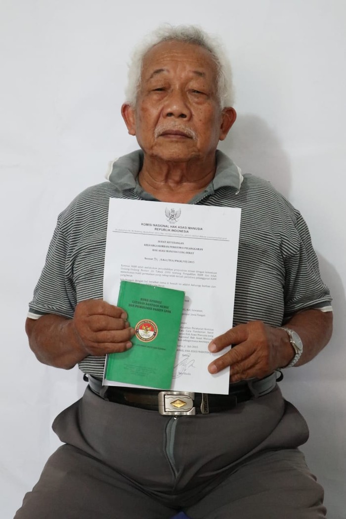 Soegianto, anggota TNI AU yang dituduh sebagai PKI (Dok. Sekber 65)