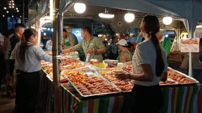Suasana Udon Thani di Thailand.