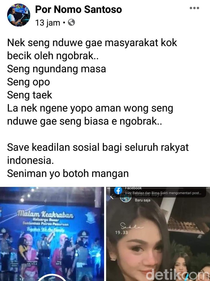 Viral Polisi Dangdutan Langgar Protokol Kesehatan, Netizen Geram