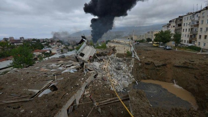 Azerbaijan dan Armenia terus berperang (AFP Photo)