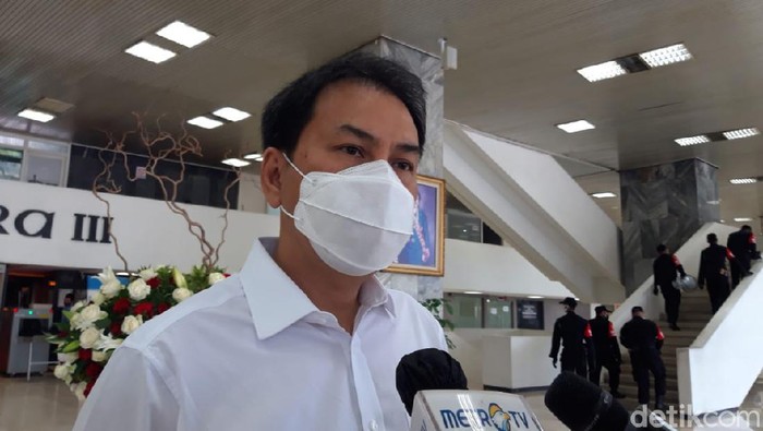 Azis Syamsuddin (Rahel Narda Chaterine/detikcom).