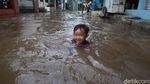 Foto: Kawasan Petogogan Masih Terendam Banjir