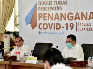 Gubsu Edy Lontarkan Wacana Lockdown Kampung Tinggi Kasus Corona