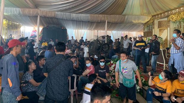 Hajatan Nikah di Sumsel Langgar Protokol Kesehatan Dibubarkan