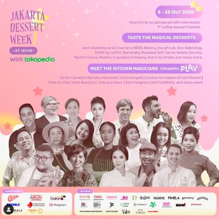 Jakarta Dessert Week Hadirkan Dessert 'Magical' dari 63 Gerai Online