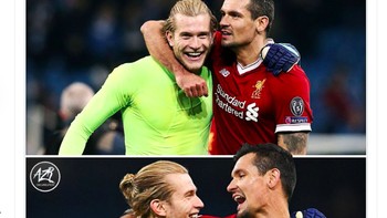 Netizen ini bercanda bahwa kehilangan Karius dan Lovren berdampak buruk bagi pertahanan Liverpool. Foto: istimewa