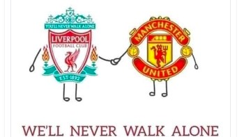 Kamu tak akan berjalan sendirian United, kata Liverpool. Foto: istimewa