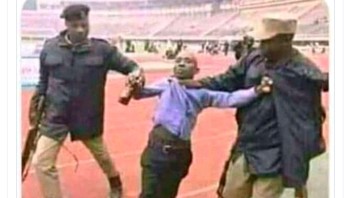 Agen Harry Maguire, bek mahal MU yang semalam sangat payah, ditangkap dan dipenjara. Foto: istimewa