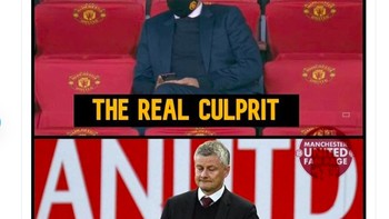 Netizen fans MU menyalahkan Ed Woodward dan Ole karena tim tidak juga tampil bagus. Foto: istimewa